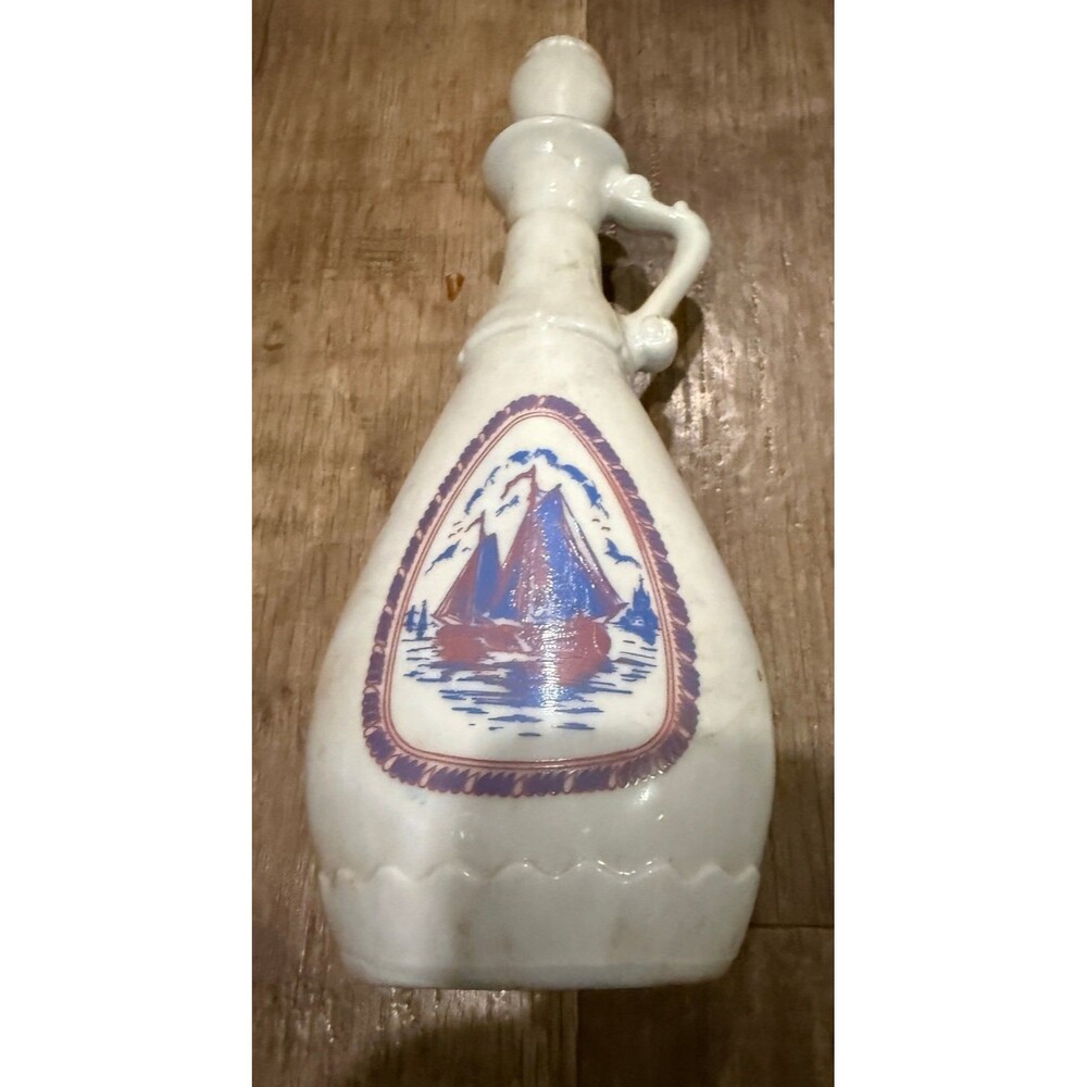 Vintage Jim Beam Whiskey Decanter Sailboat 1963